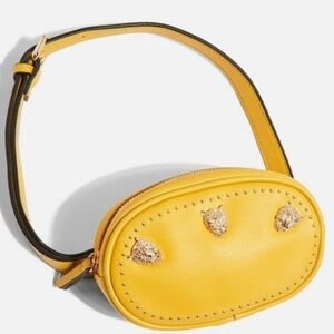 NWOT Topshop Panther Mustard Bum Bag